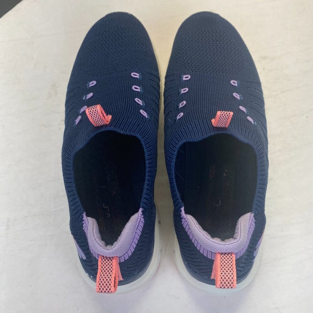 Skechers Flex Appeal 4.0 Victory Lap Navy Lavender Womens Athletic Shoes,Size 10 - Picture 7 of 12